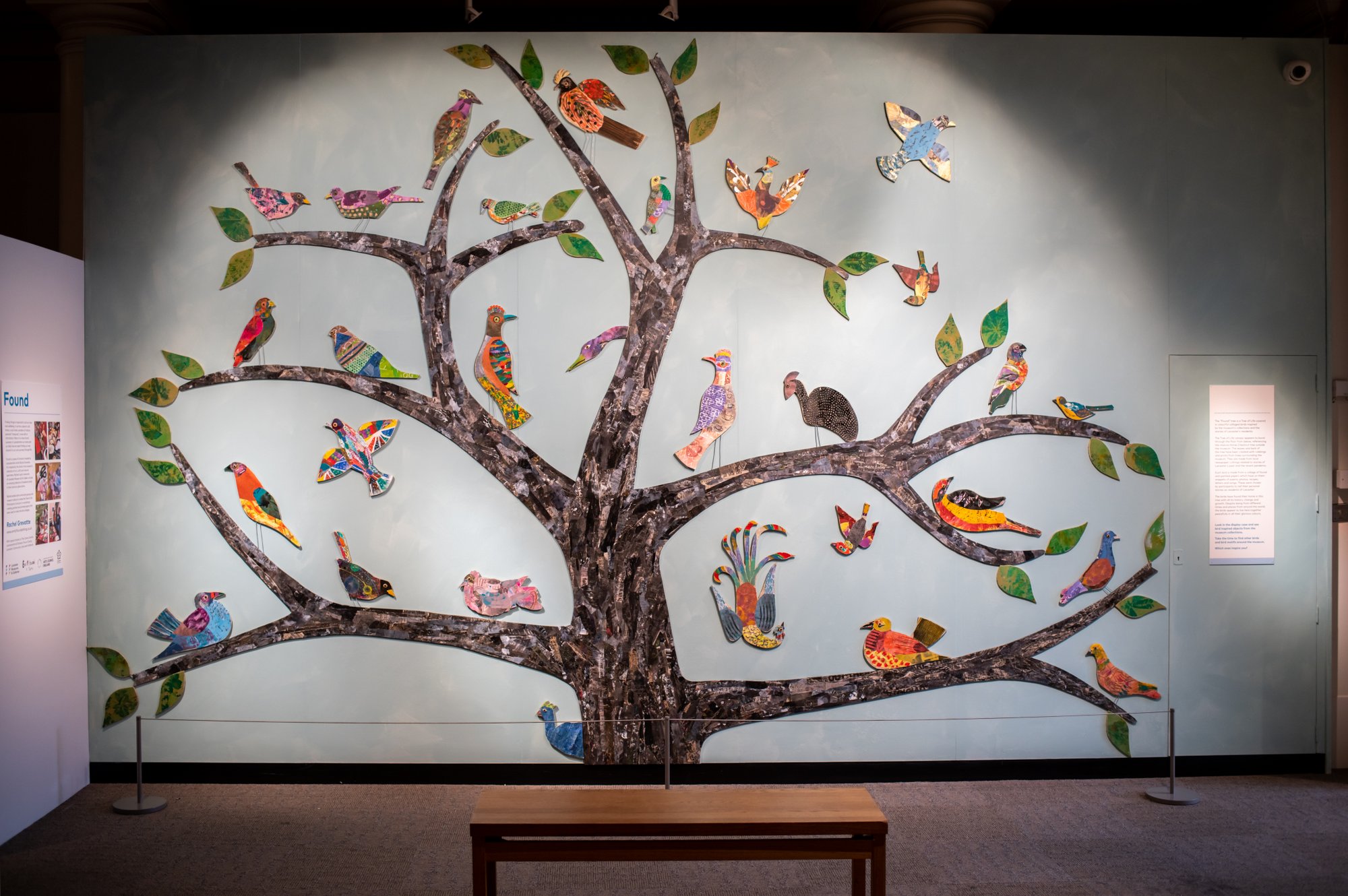 The Found artwork display at Leicester Museum & Art Gallery